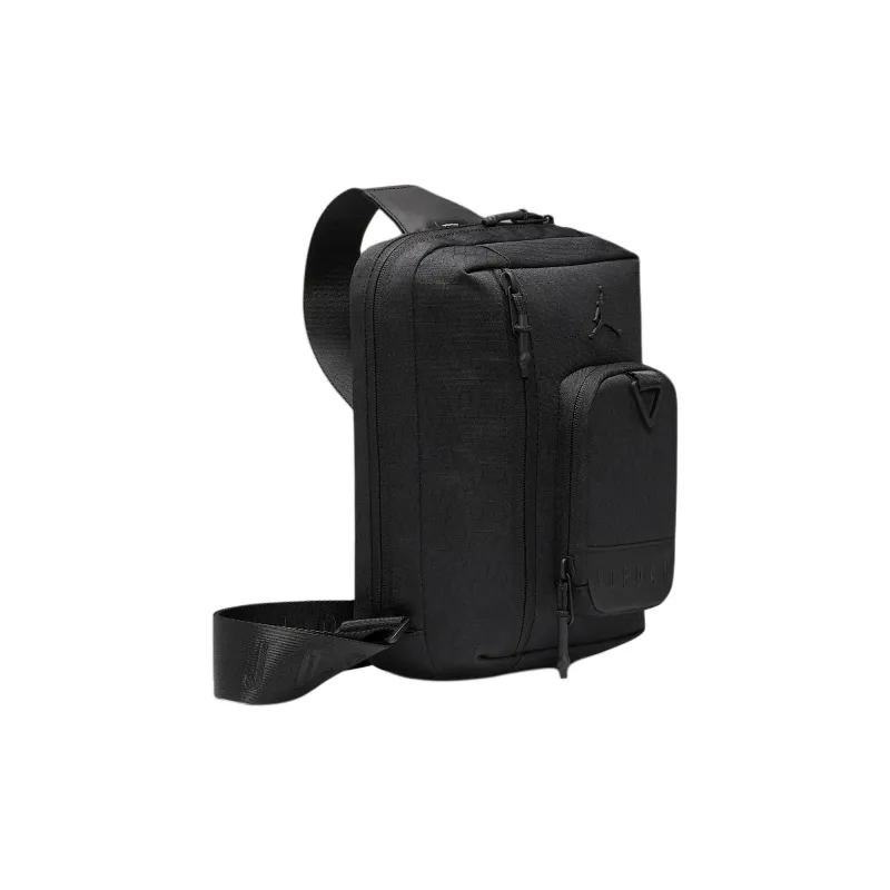 Jordan Polyester Sling Bag Men's Black-1