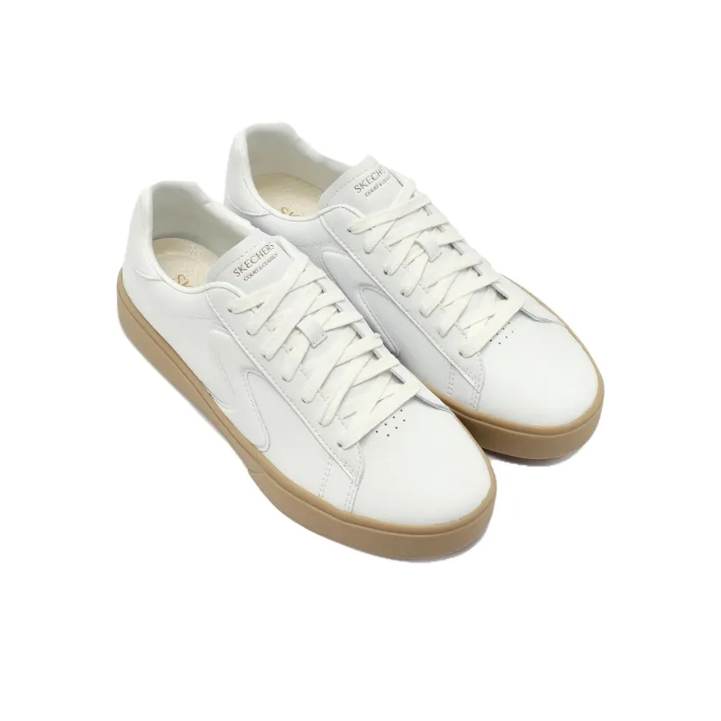 Skechers Anti Slip Wear Resistant Low Top Skateboard Shoes Women's White-2