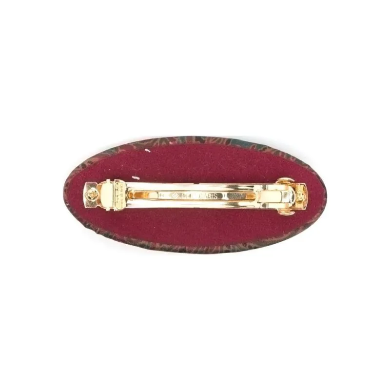 ETRO Polyester, Zinc Alloy Hair Clips Women's Dark Green-2