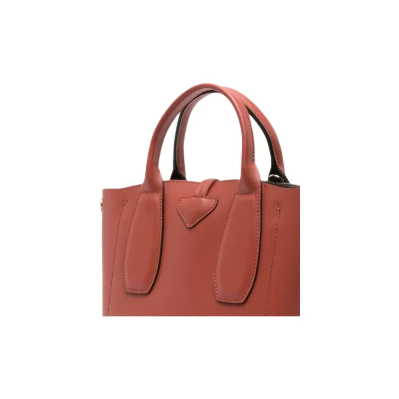 LONGCHAMP Small Roseau Leather Tote Bag-2