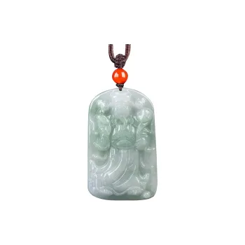 Long Fu Glutinous Jade Jadeite Necklaces Unisex