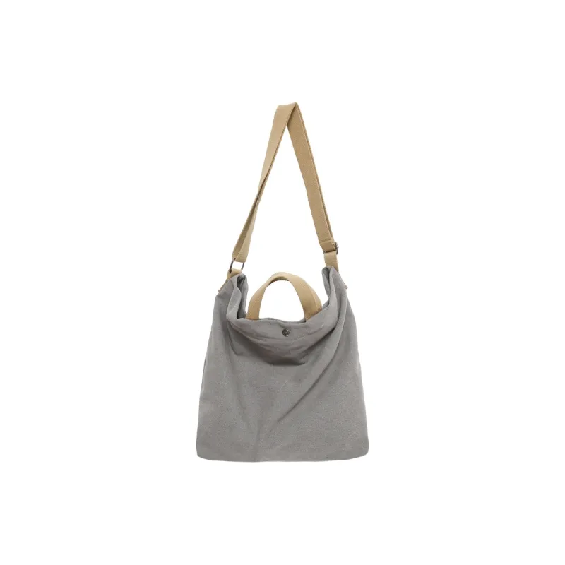 DCLOUD Canvas Backpack Crossbody Bag Regular Unisex Khaki/Black/Gray/Brown/Green-10