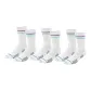 Purple and Green Striped Professional Basketball Socks[3 Pack]