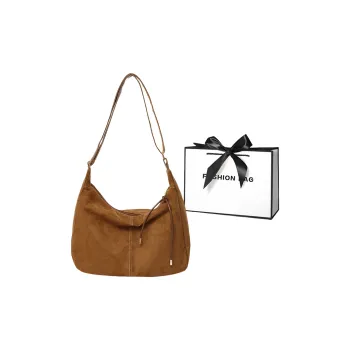 LETOO Suede Shoulder Bag Crossbody Bag Women's Multicolor