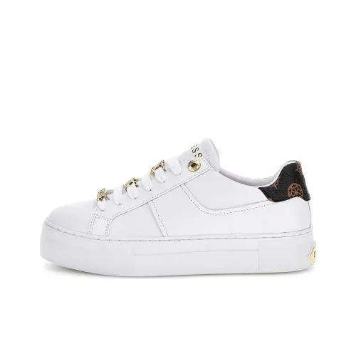 GUESS Low-Top Skateboard Shoes Women's White