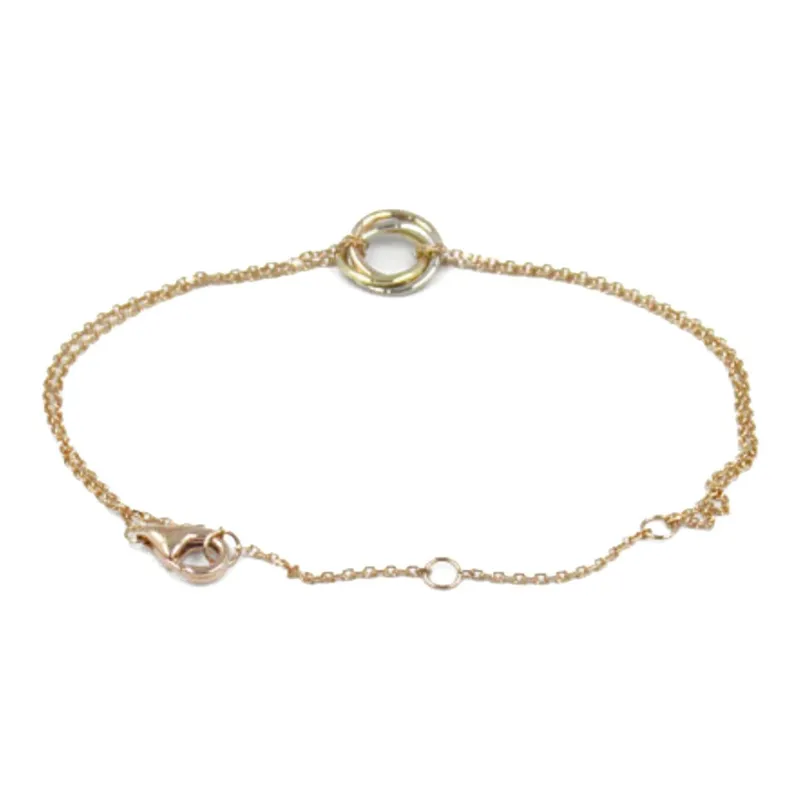Cartier 2010s 18K Yellow Gold Trinity Bracelet-1