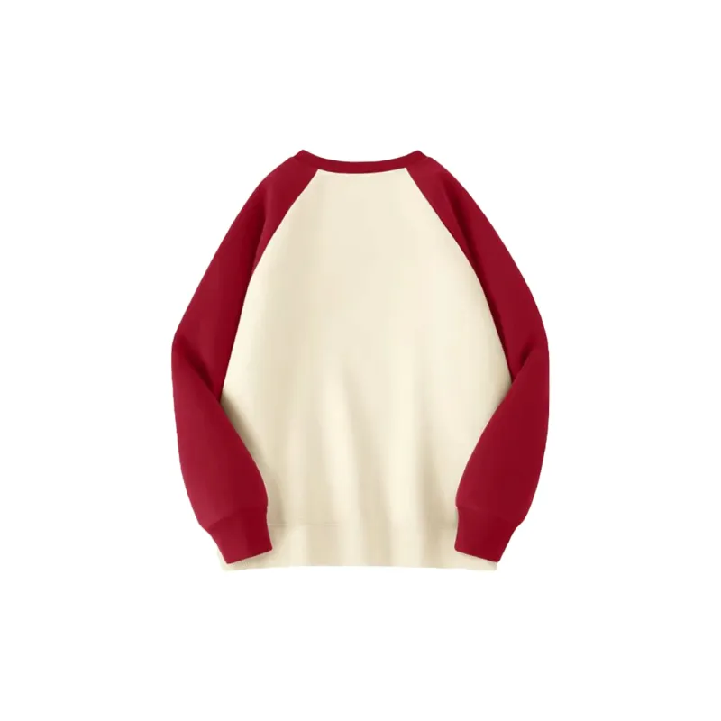 CHANGE SHE Sweatshirt Unisex Beige Apricot & Arctic Blue-7