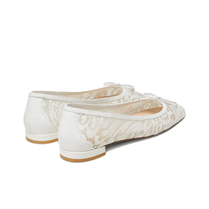 Stuart Weitzman/SW Arabella Casual Single Shoes Women's White-4