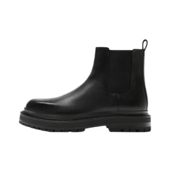 ZARA Short Chelsea Boots Men's Black