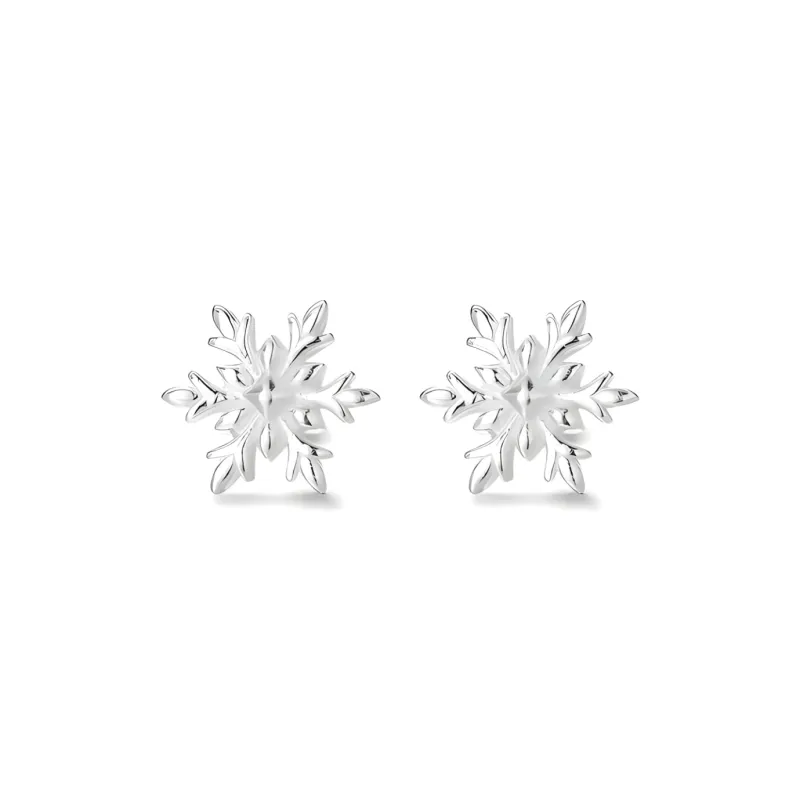 SUNFEEL 999 Fine Silver Stud Earrings Women's-0