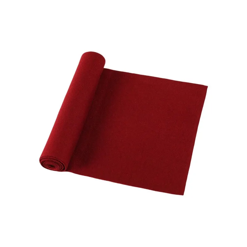 Red Bean 4.2% Wool Knitted Fabric Knit Scarf Men's-6