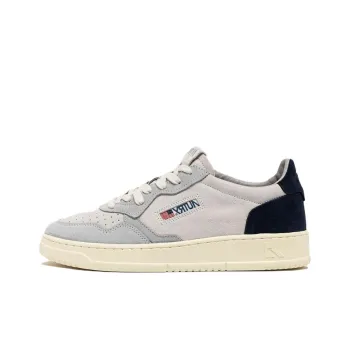 AUTRY BASKETS MEDALIST Abrasion Resistant Low Top Skateboard Shoes Men's Gray Blue