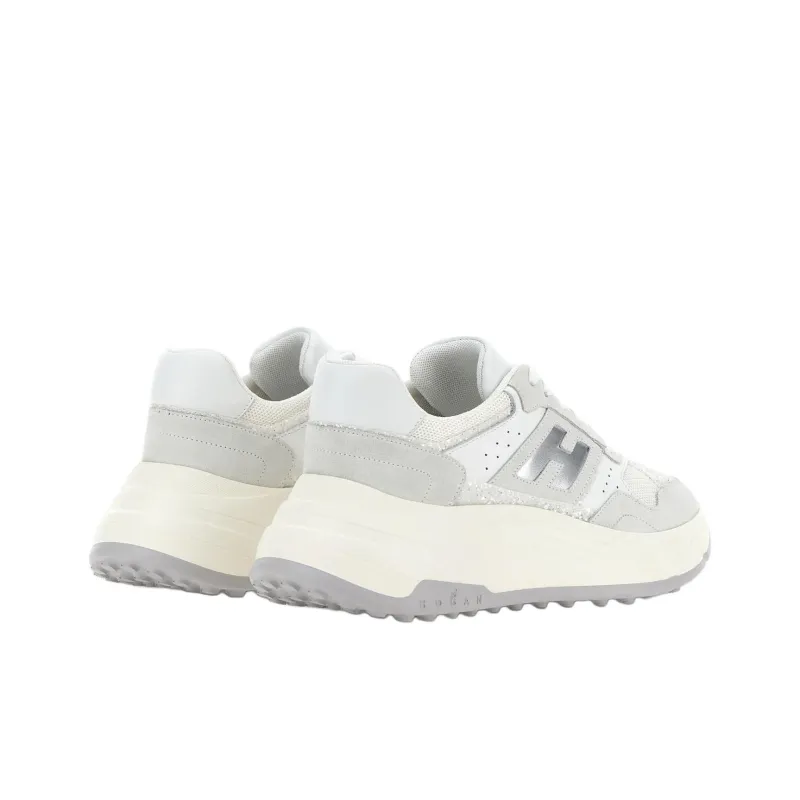 HOGAN Panelled Lace Up Sneakers Women's-3