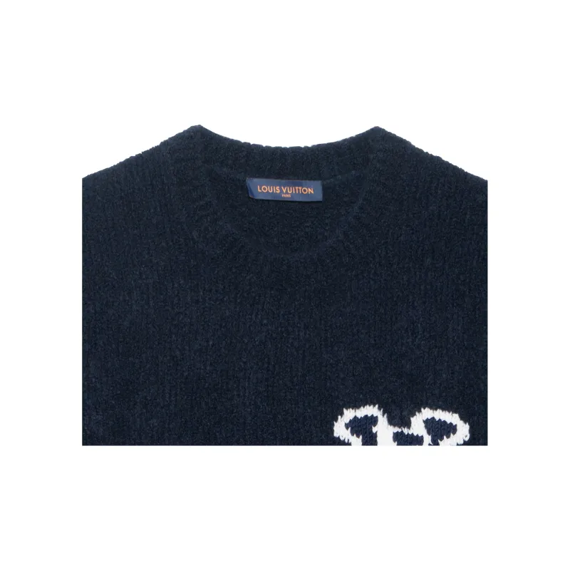 LOUIS VUITTON Lv Intarsia Crewneck-1