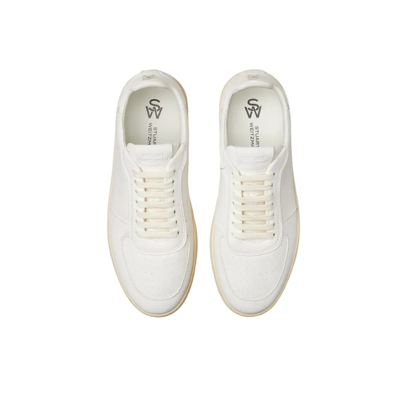 Stuart Weitzman/SW Sw Derby Low-Top Skateboard Shoes Men's White-2