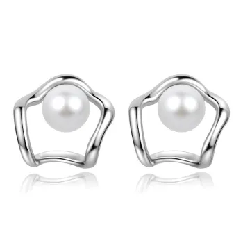 KAiLA S925 Silver Stud Earrings Women's Love Confession Gift Box Style