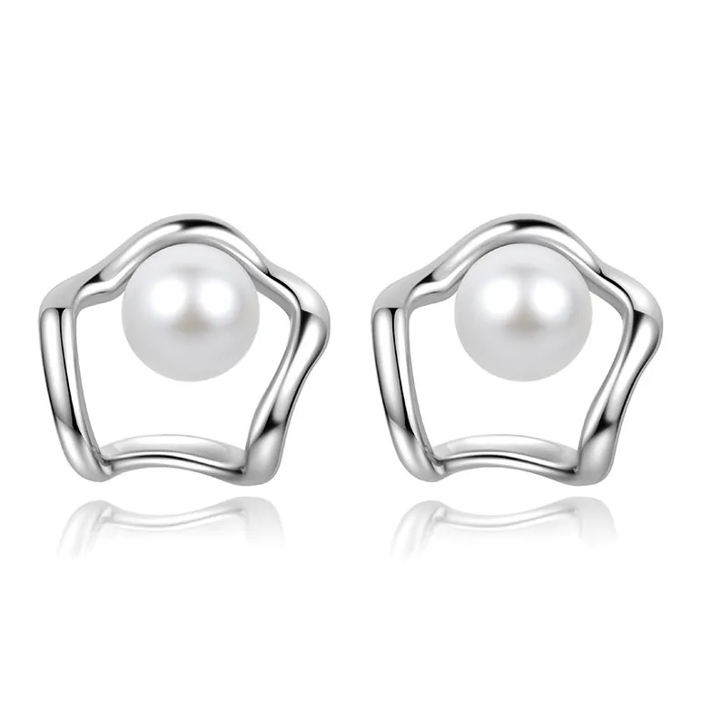 KAiLA S925 Silver Stud Earrings Women's Love Confession Gift Box Style-0