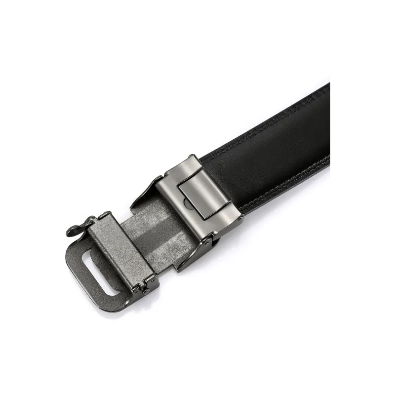 SEPTWOLVES Genuine Leather Automatic Buckle Belt Men's Width 3.5CM-3