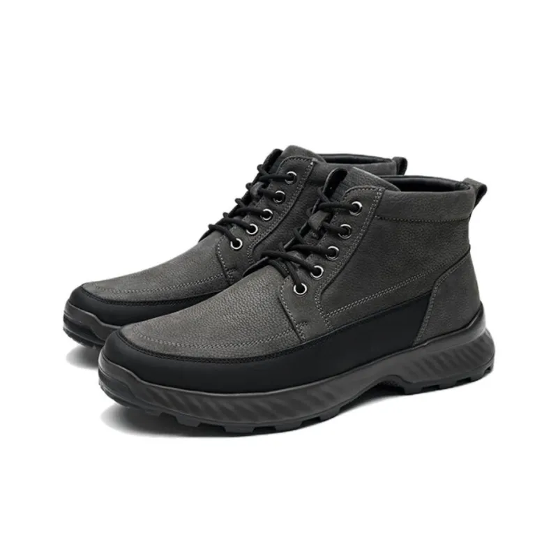 SAINT ANGELO Ankle Boots 4.5cm Men's Black Gray Color-1