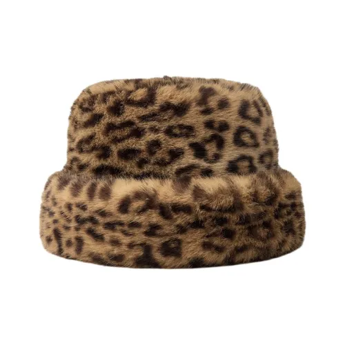 ZARA Polyester Hats & Caps Women's Leopard Print