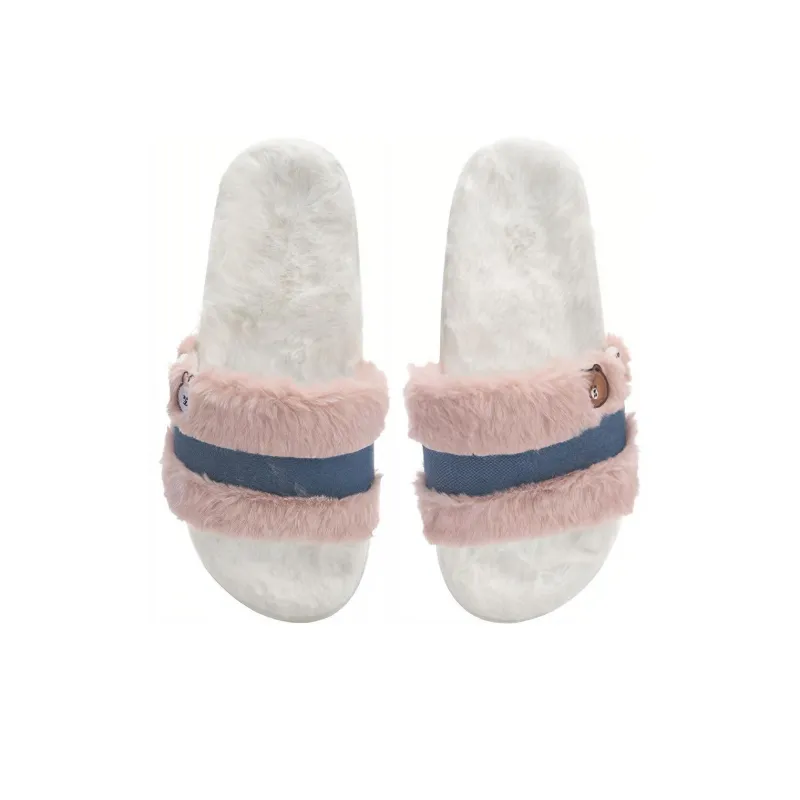 Li Ning X Line Friends Slides 'White Pink'-3