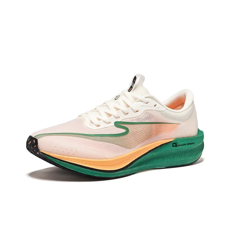 Erke Extreme Wind 2.0 Plus Cushioning Rebound Low Top Running Shoes Men's Microcrystal White-2
