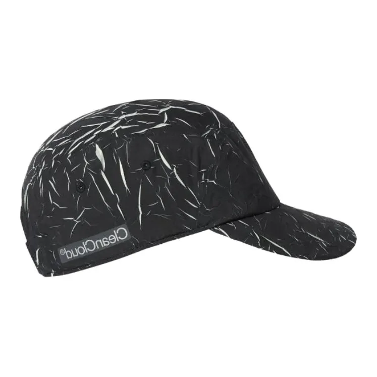 On Polyester Baseball Caps Unisex Black/Lima Pea Green-2