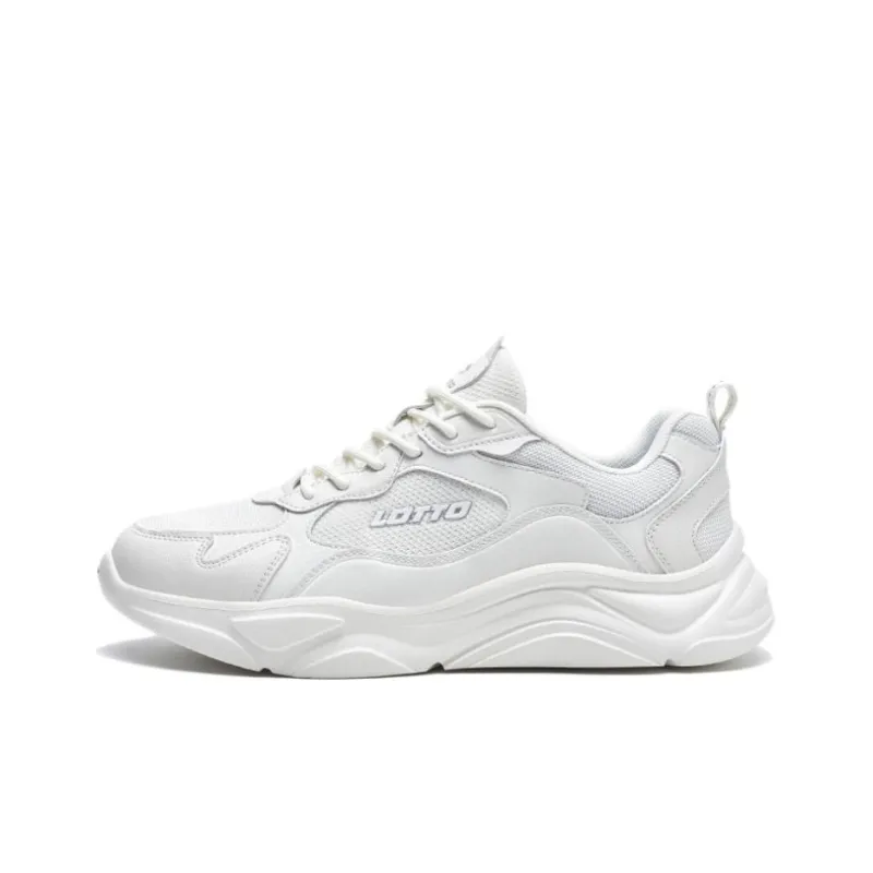 LOTTO Sportlife Anti Slip Wear Resistant Low Top Casual Shoes Women's White-0