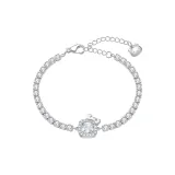 6136-Hello Kitty Bracelet-Silver White
