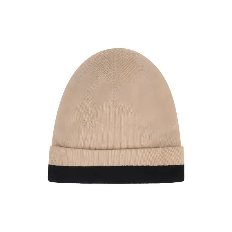 Burberry Embroidered-logo Knitted Beanie-1