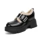 Black Fleece-Lined