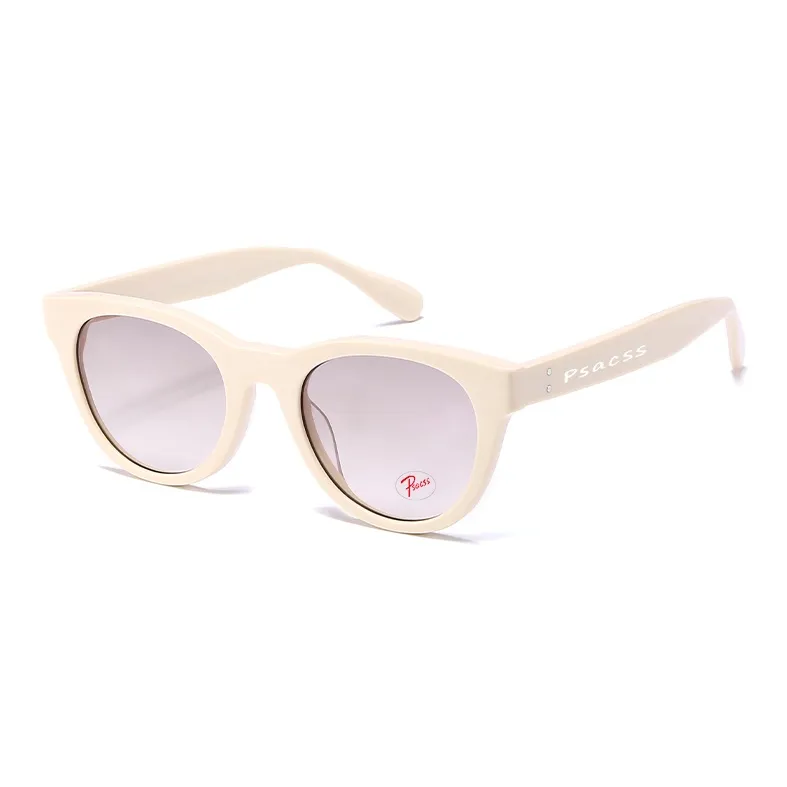 PSACSS Plate Frame Oval Sunglasses Unisex-1