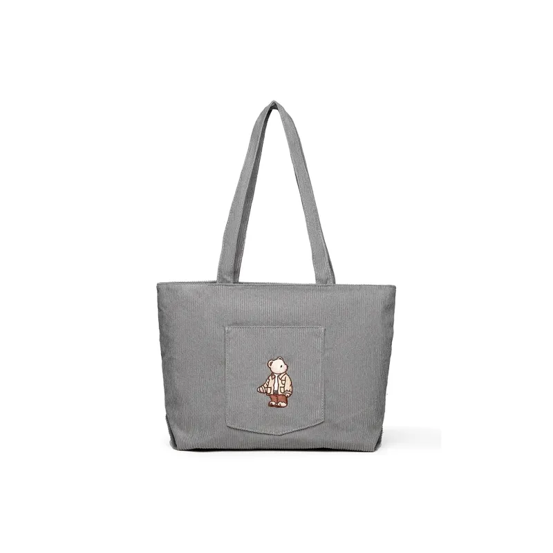 Ceion Keust Corduroy Tote Bag Shoulder Bag Regular Women's Multicolor-1
