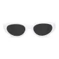 Ivory White/Black Gray Lens