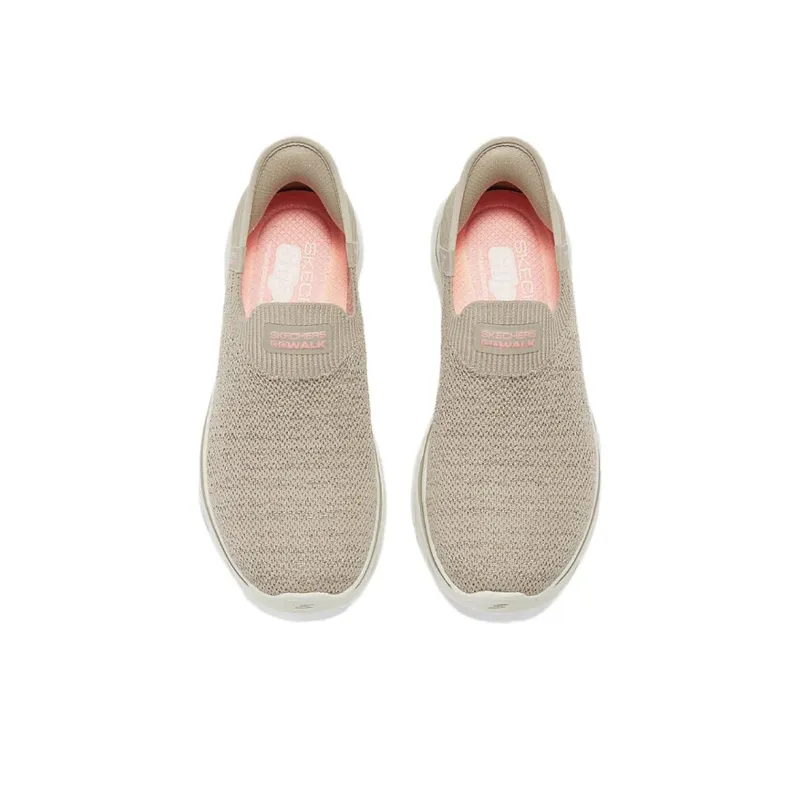 Skechers WOMEN'S GO WALK Slip Resistant Breathable Low Top Casual Shoes Women's Taupe-3