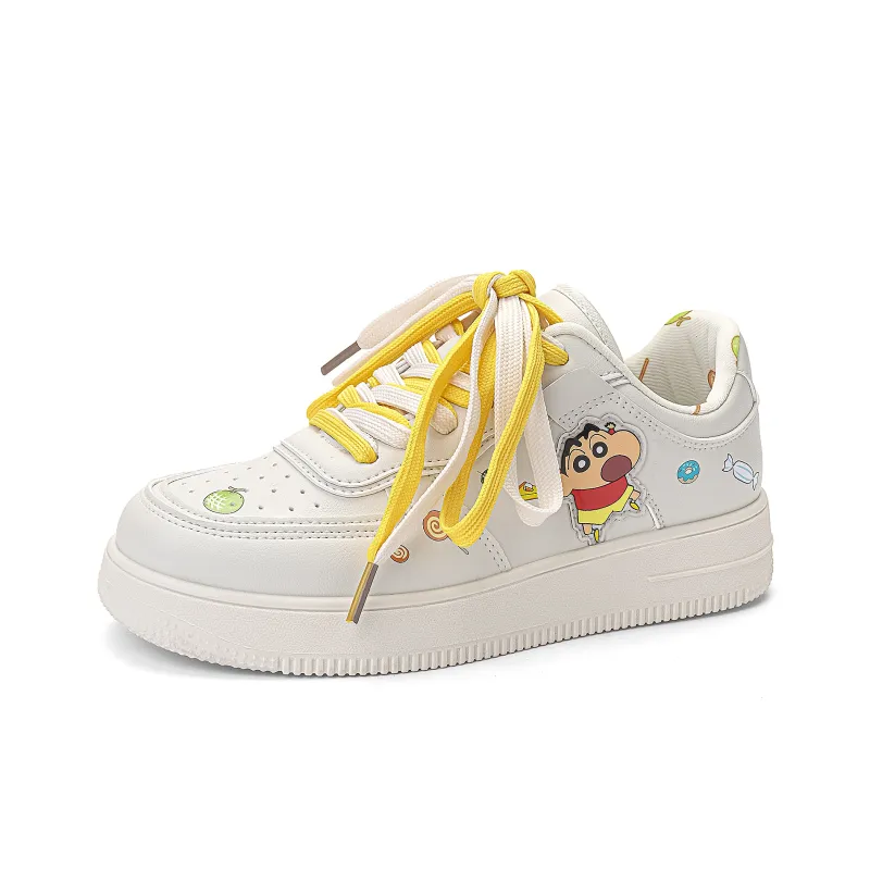 Crayon Shinchan Low Top Skateboard Shoes Unisex-21