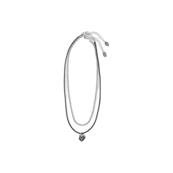 ZARA Rhinestone Brass Glass Zinc Iron Necklaces Kids' Silver