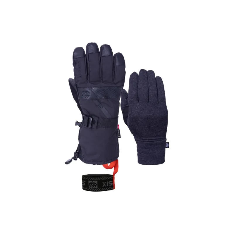 686 Polyester Merino Wool Sports Gloves Women's Blue-0