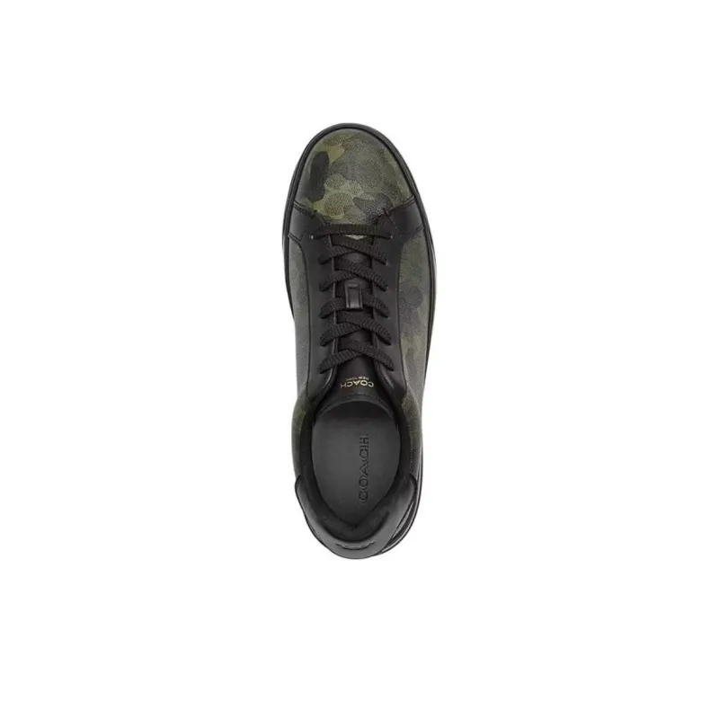 COACH Highline Low Top Skateboard Shoes Men's Black-2
