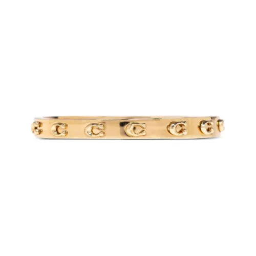 COACH Logo-plaque Bangle Bracelet