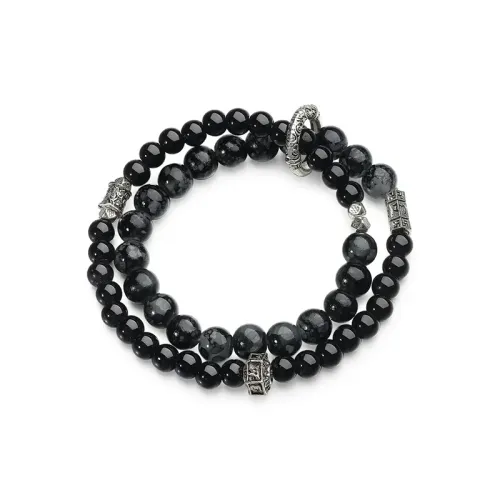 ZOKS Colored Glaze Jade Bracelets Women's