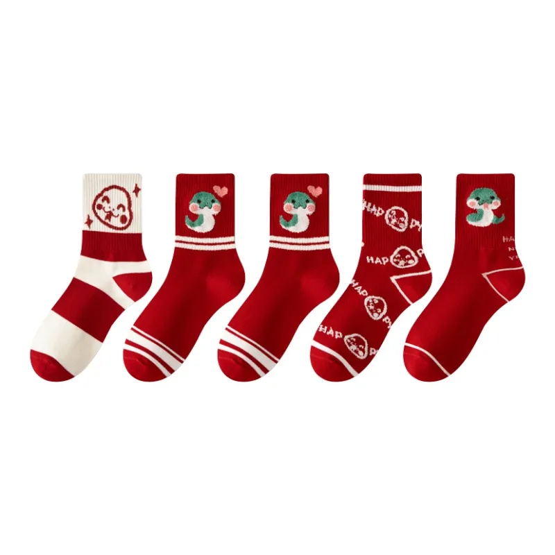 Montagut Mid Calf Socks Women's 5 Pack-8