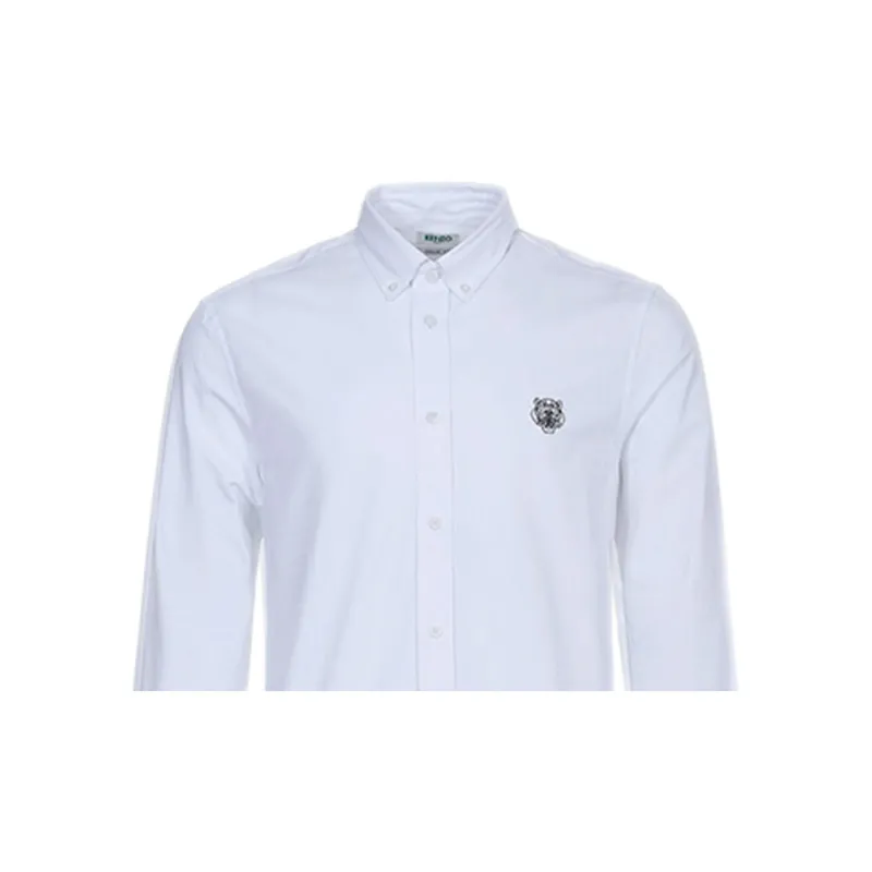 KENZO Shirts Men White-2