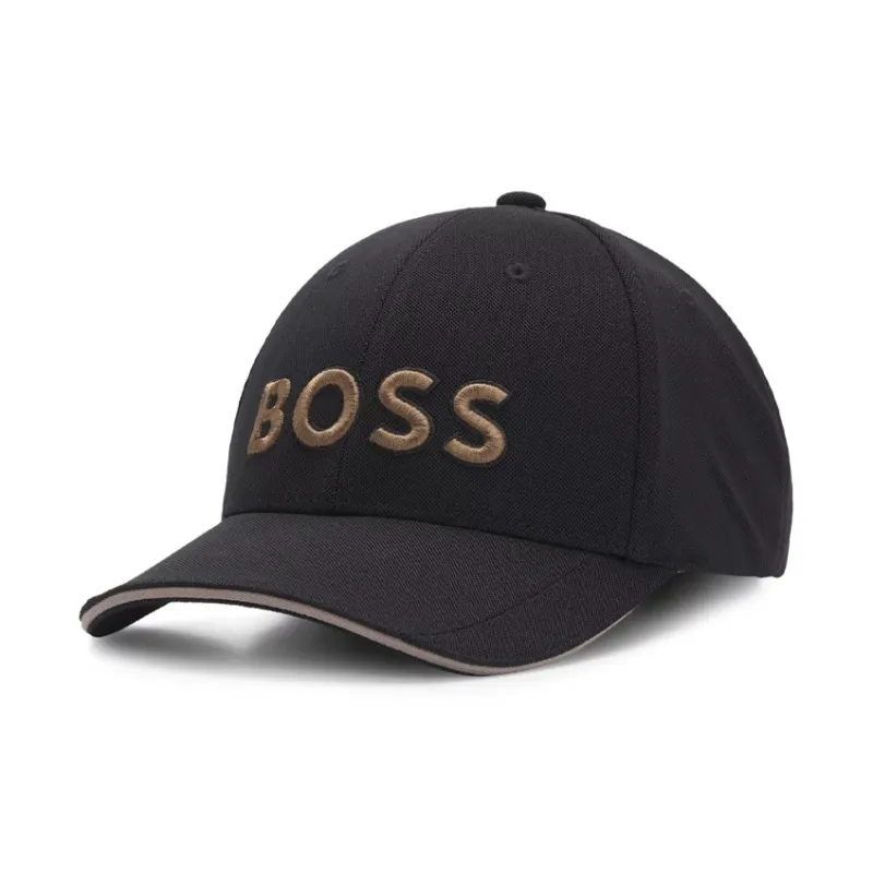 HUGO BOSS Elastane, Polyester Baseball Caps Men's Black-0