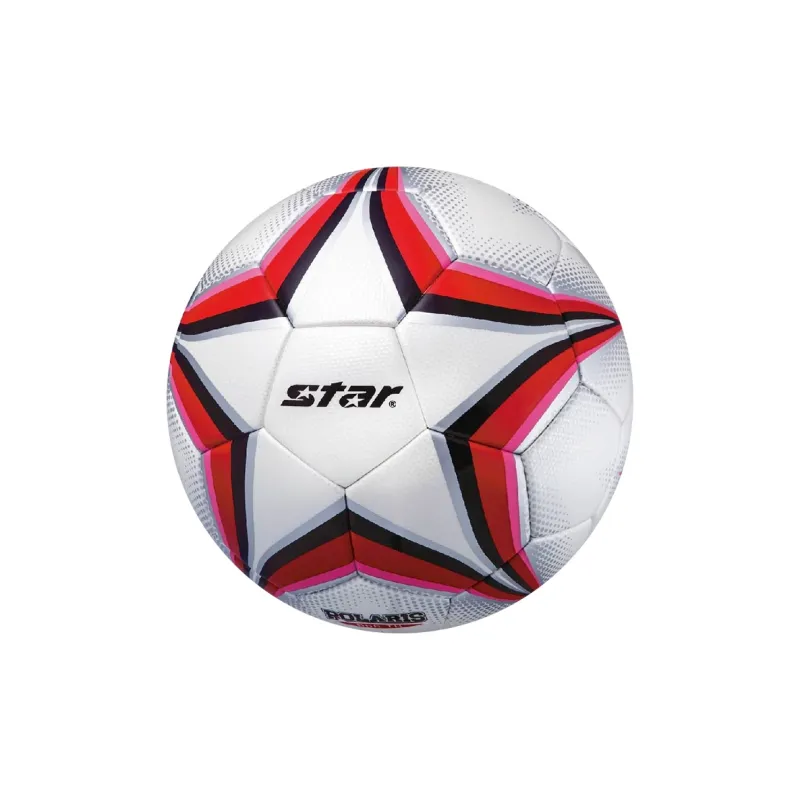 Star Size 5 Soccer PU Seamless Thermal bonding Unisex Red White-1