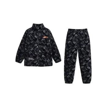 QINZUIMAO Pajama Set Women's Glaze Blue