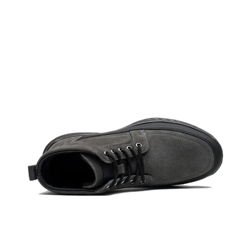 SAINT ANGELO Ankle Boots 4.5cm Men's Black Gray Color-3