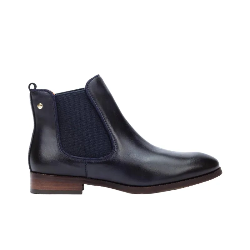 PIKOLINOS ROYAL Short Chelsea Boots 3cm Women's Dark Blue-1