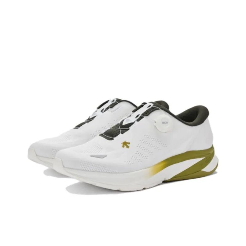 DESCENTE LAVITATE WIRE 2.0 Anti Slip Wear Resistant Low Top Casual Running Shoes Unisex White-2