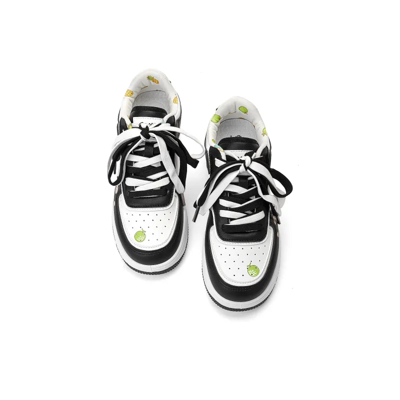 Crayon Shinchan Low Top Skateboard Shoes Unisex-29